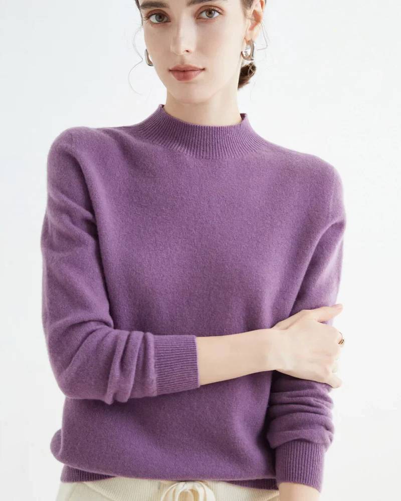 100% Merino Wool Turtleneck Jumper