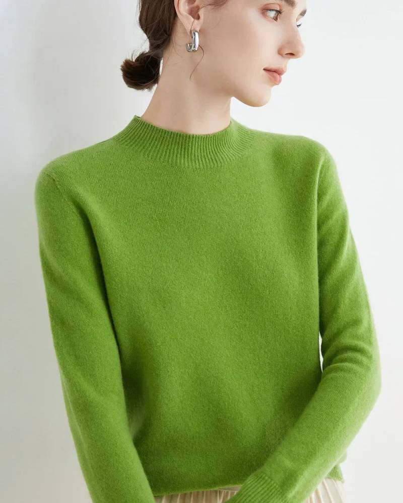 100% Merino Wool Turtleneck Jumper