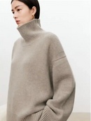 Oversized Turtleneck Cashmere Sweater