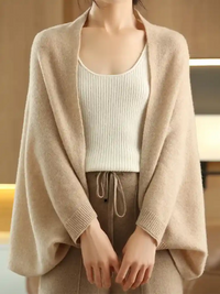 Multifunctional Wool Knitted Shawl Scarf