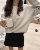 100% Wool Round-Neck Sweater