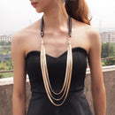 Multilayer Design Statement Necklace