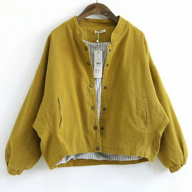 Boyfriend Cotton Baseball Jacket