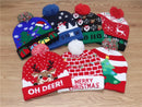 Creative Flashing Led Light Knitted Christmas Hat