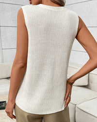 Fashionable Crochet Sleeveless Vest Sweater