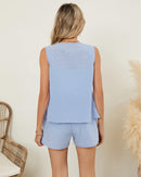 Women's Comfortable Plaid Two-Piece Set