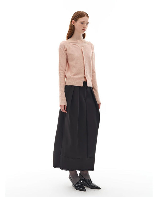 Skin-Friendly Soft Small V-Neck Knitted Cardigan