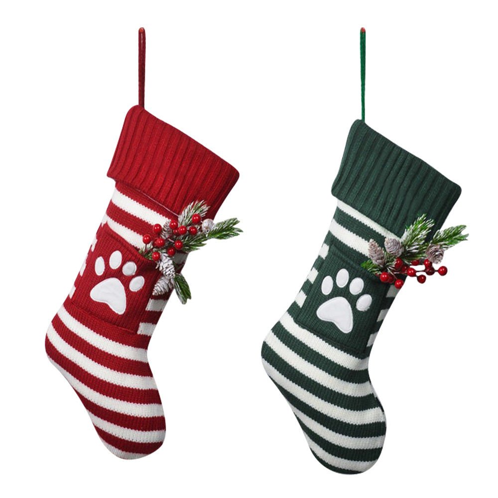 Christmas Pet Paw Socks