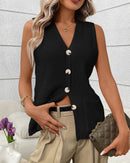 Fashionable Crochet Sleeveless Vest Sweater