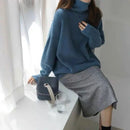 Turtleneck Loose  Wool Sweater