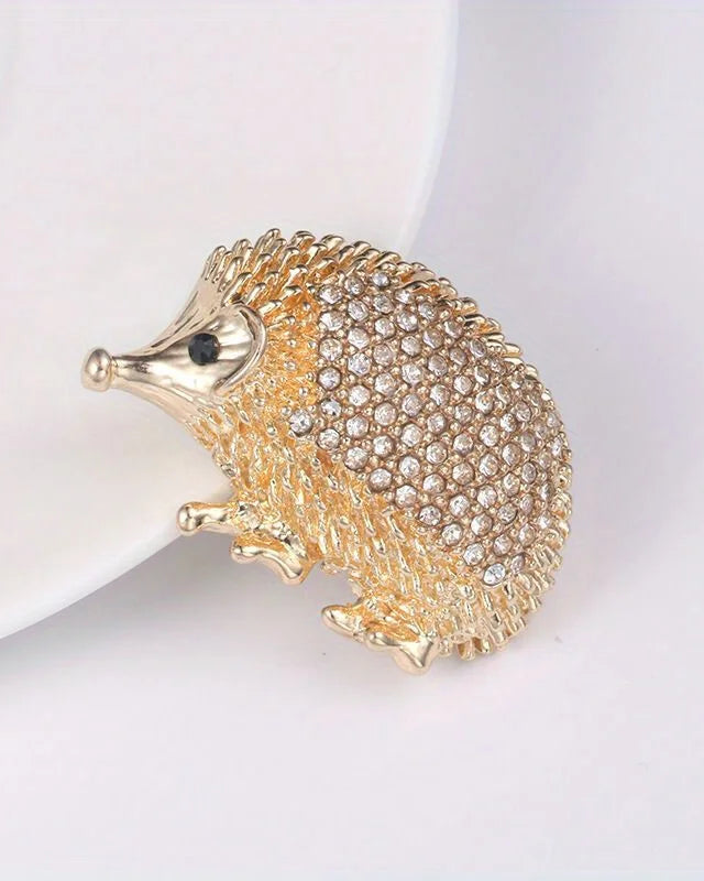 Ladies Creative Hedgehog Brooch