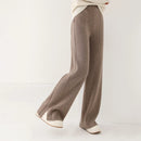 100% Wool Wide-Leg Sweatpants