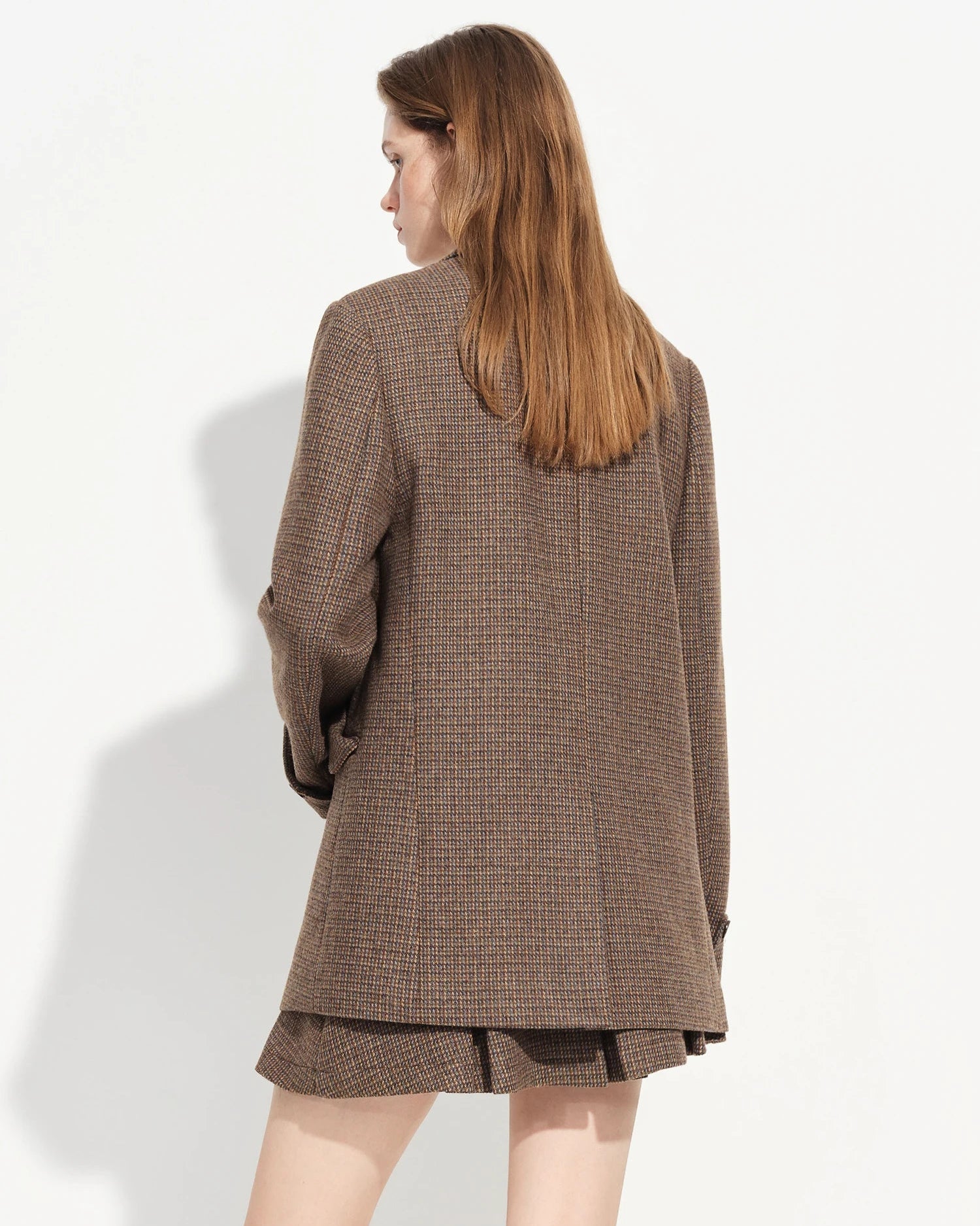 New Wool Plaid Suit Jacket