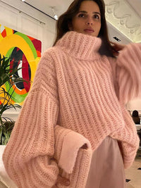 Designers' Oversized Turtleneck Sweater