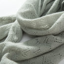 Pure Cashmere Hollow Out Long Scarf