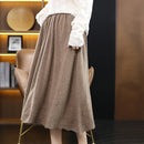 Pure Wool A-Line Skirt