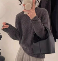 100% Cashmere Crewneck Sweater