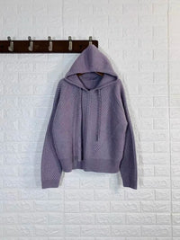 100% Wool Gentle Knited Hoodie