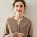 100% Cashmere Knitted Cardigan