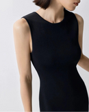 Stylish Sleeveless Dress With Ruffled Hem