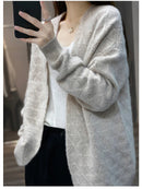 Open front Pure Wool Cardigan