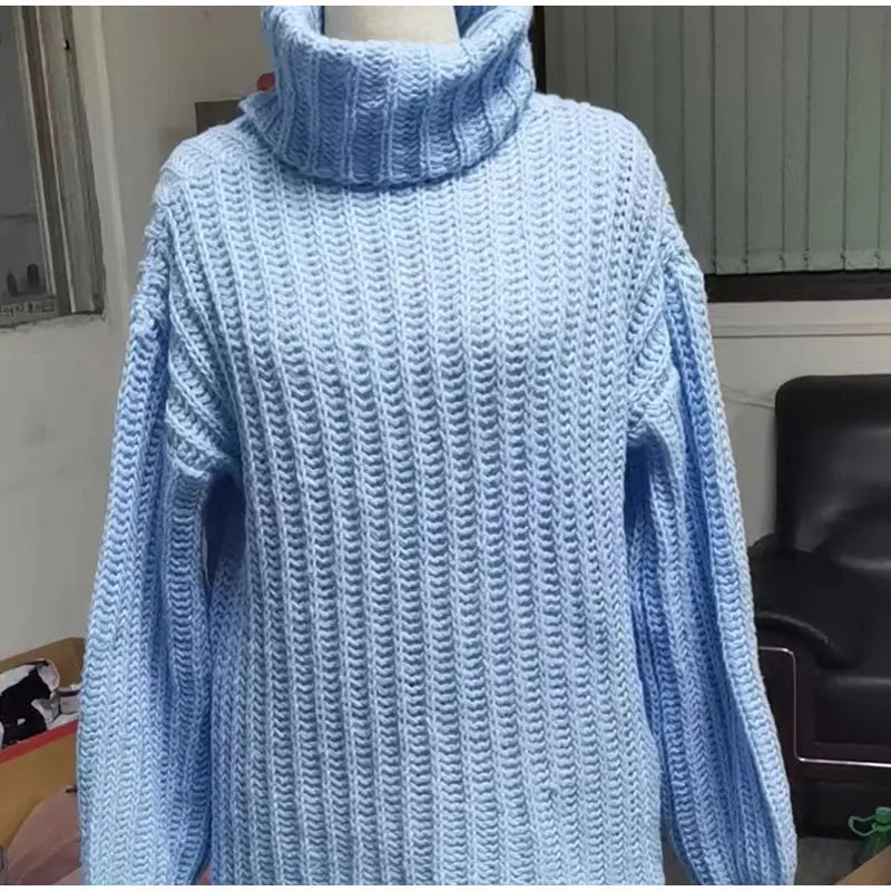 Designers' Oversized Turtleneck Sweater