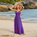 Back Tie Beach Maxi Dress