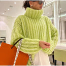 Designers' Oversized Turtleneck Sweater