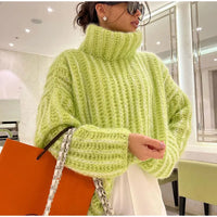 Designers' Oversized Turtleneck Sweater