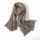 Pure Cashmere Knitted Scarf