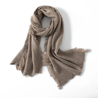 Pure Cashmere Knitted Scarf