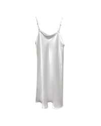 Silk Sleeveless Mini Slip Dress