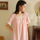 Casual Round Neck Loose Nightdress