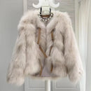 Furry Faux Fur Short Coat