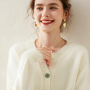 100% Cashmere Knitted Cardigan