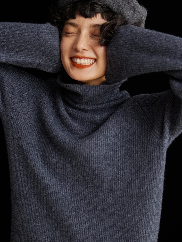 100% Cashmere Turtleneck Jumper