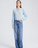 Stylish Plus Size Elegant Long-Sleeved Shirt