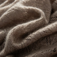 Pure Cashmere Hollow Out Long Scarf