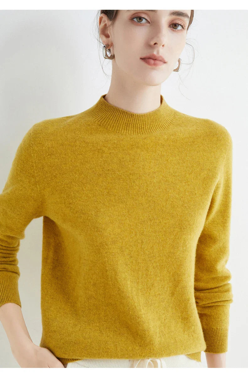 100% Merino Wool Turtleneck Jumper