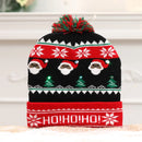 Creative Flashing Led Light Knitted Christmas Hat