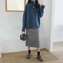 Turtleneck Loose  Wool Sweater