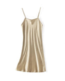 Silk Sleeveless Mini Slip Dress