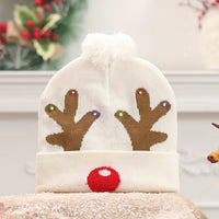 Creative Flashing Led Light Knitted Christmas Hat