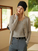 100% Cashmere Double Layers Beanie