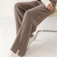 100% Wool Wide-Leg Sweatpants