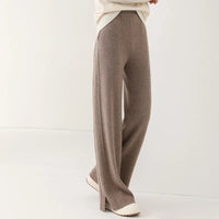 100% Wool Wide-Leg Sweatpants