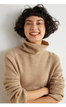 100% Cashmere Turtleneck Jumper