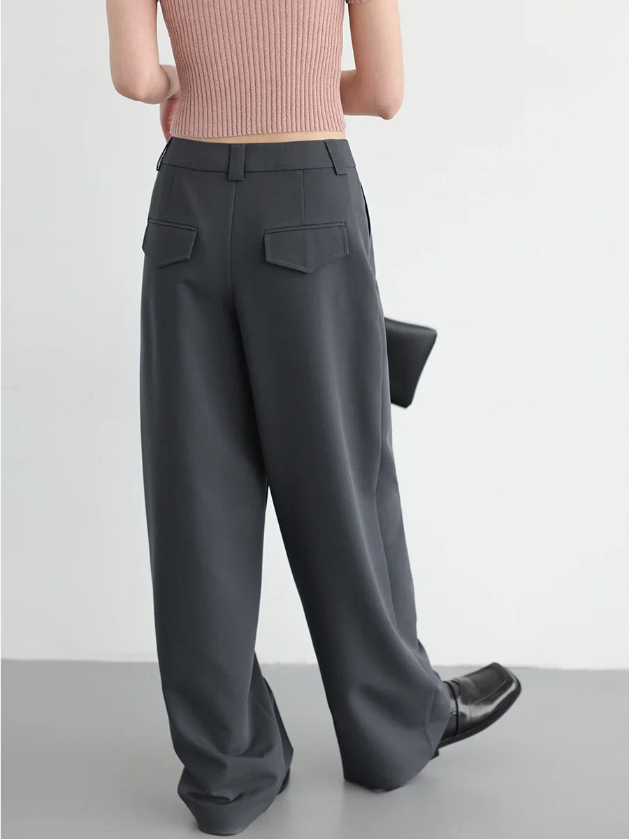 Wide Leg Suit Pant