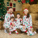 Christmas Family Matching Santa Claus Print Pajamas Set