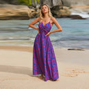 Back Tie Beach Maxi Dress